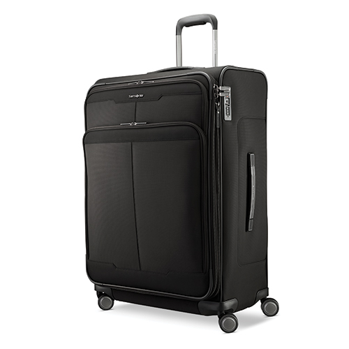 Silhouette 17 Large Expandable Softside Spinner, Black