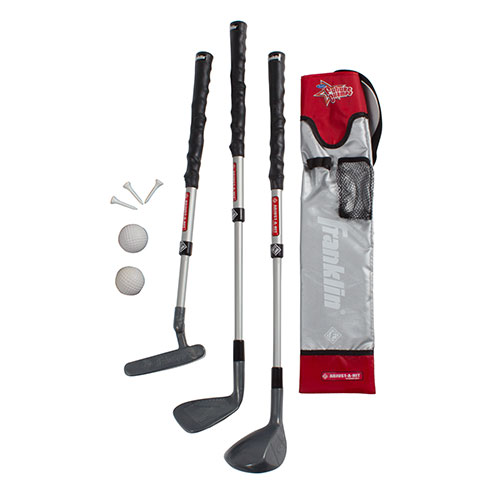 Youth Golf Set, Gray/Red
