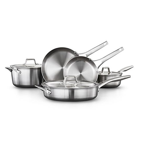 Premier Stainless Steel 8pc Cookware Set
