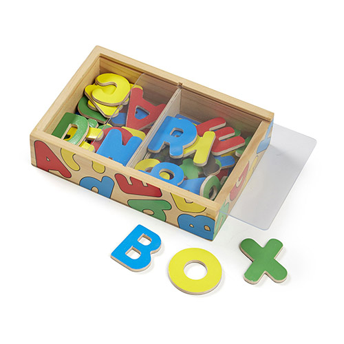 Magnetic Wooden Alphabet, Ages 3+ Years