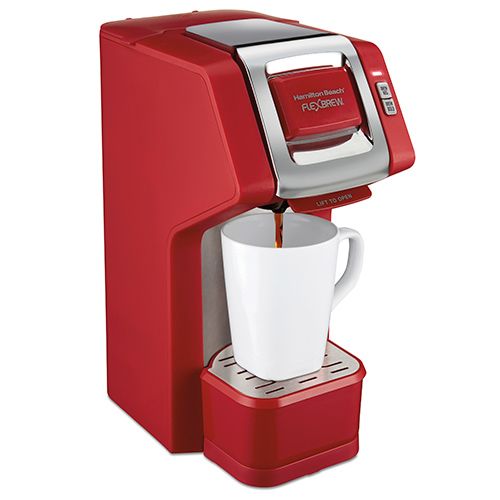 FlexBrew Single Serve Coffeemaker, Red