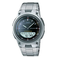 Unisex Analog/Digital Steel Watch, Black Dial