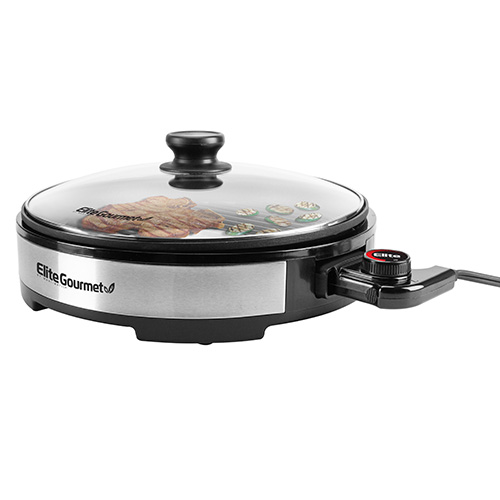 12" Stainless Steel Nonstick Electric Grill