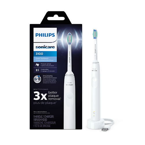 3100 Series Sonic Electric Toothbrush, White