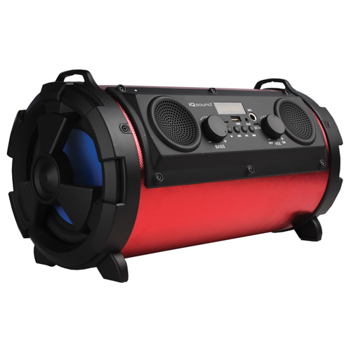 5" Wireless Bluetooth Bazooka Speaker, Red