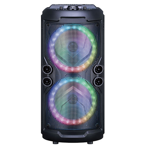 2 x 8" Bluetooth DJ Speaker w/ TWS & Microphone