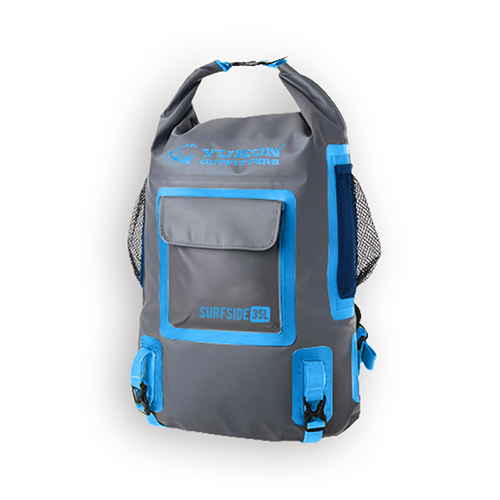 Surfside Dry Bag, Slate Gray/Electric Blue
