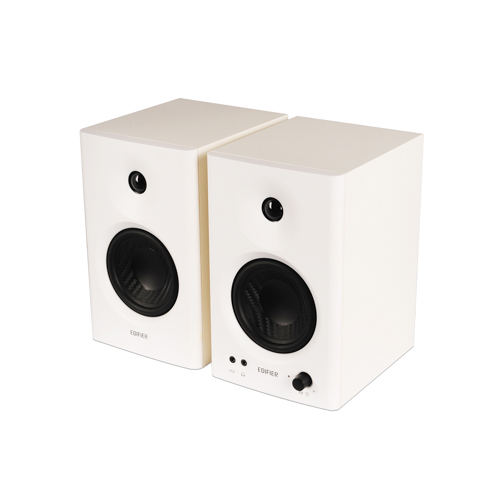 MR4 Powered Studio Monitor 2.0 Speakers - Set of 2, White