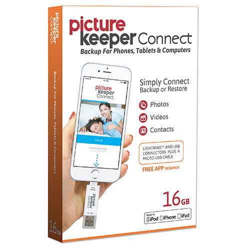 Picture Keeper Connect For iOS & Android, 16GB