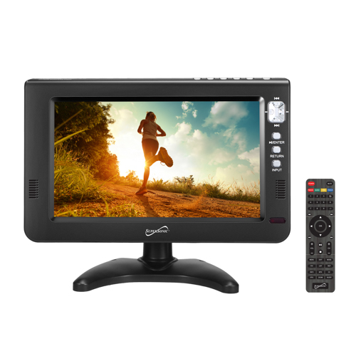 9" Portable Digital LCD TV w/ USB & SD Inputs