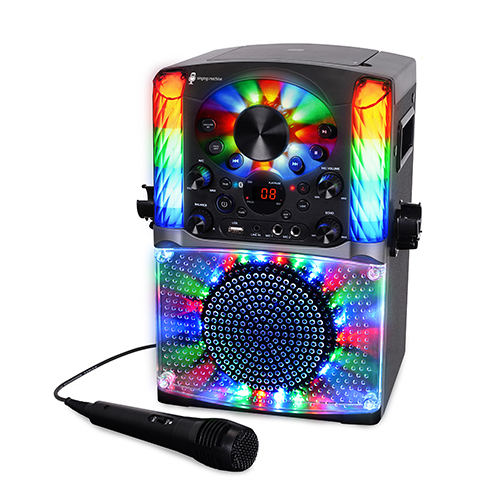 Bluetooth Karaoke System with CDG, Black