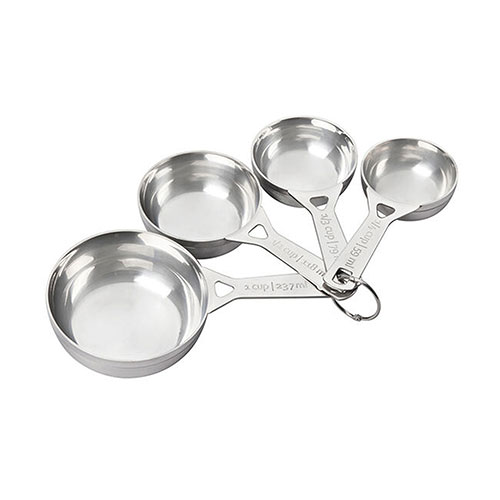 4pc Stainless Steel Measuring Cup Set