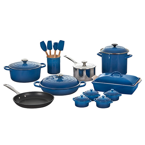 20pc Mixed Material Cookware & Kitchen Set, Marseille