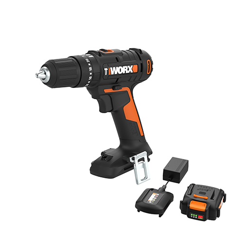 20V 1/2" Cordless Hammer Drill w/ Battery & Charger