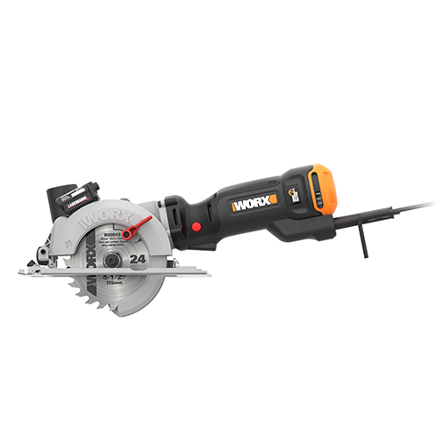 6.5A WorxSaw 4.5" Corded Compact Circular Saw w/ Laser Guide